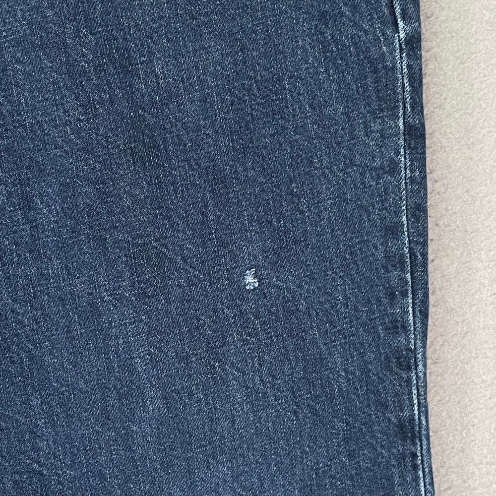 Gap 1969 Straight Leg Jeans Mens 32x32 Dark Blue Denim Classic Cotton - Picture 10 of 13